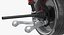 Car Front Suspension with Wheel