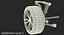 Car Front Suspension with Wheel
