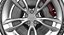 Car Front Suspension with Wheel