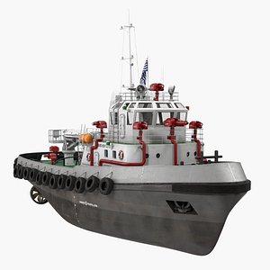 fireboat generic 3D model