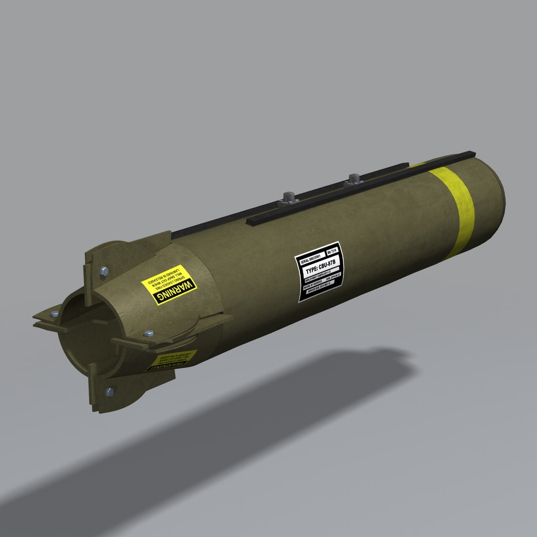 Cbu-87 Bomb 3d Max