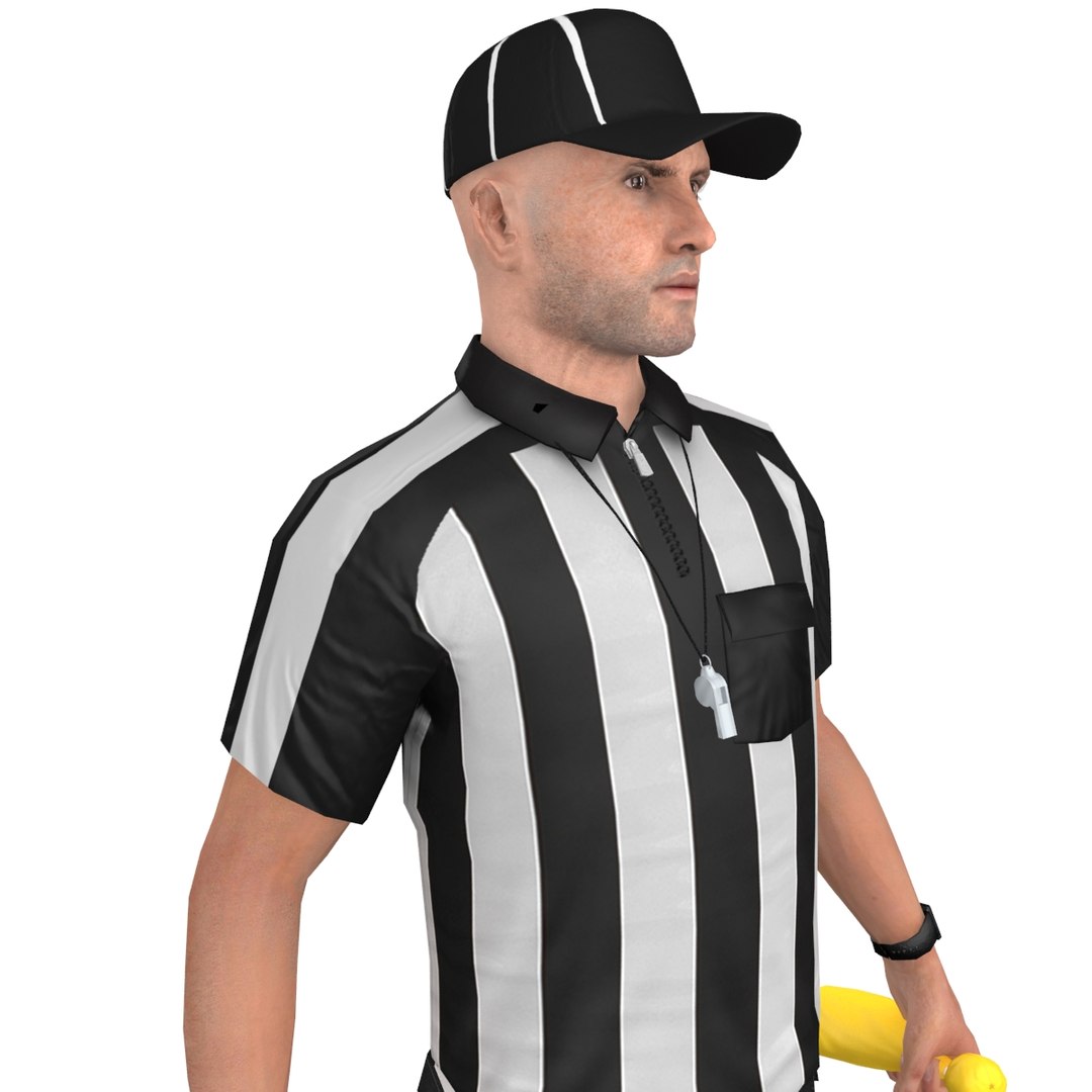 Rigged Football Referee 3D Model - TurboSquid 1301175