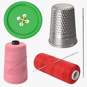 Sewing Tools Collection 2 3D model
