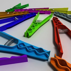 3d max peg clothespin