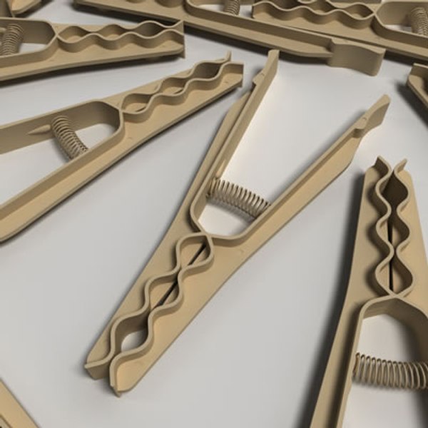 3d max peg clothespin