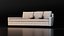 Gebogenes modernes Sofa