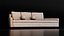 Gebogenes modernes Sofa