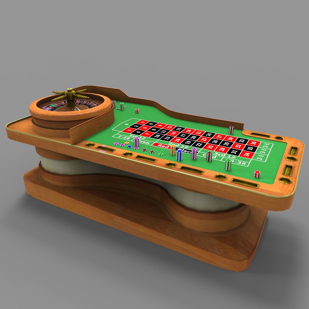 Roulette 3D model - TurboSquid 1330295