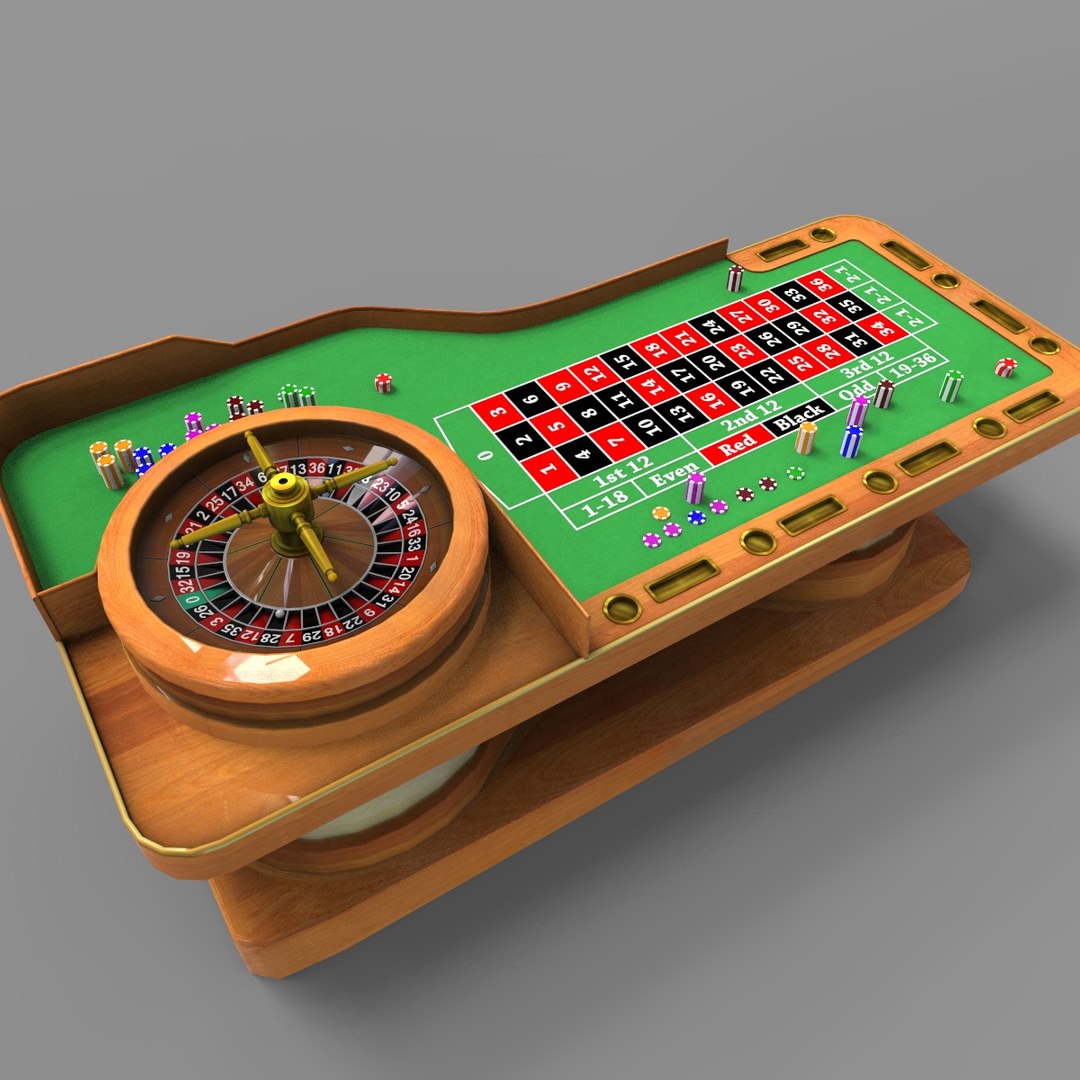 Roulette 3D model - TurboSquid 1330295