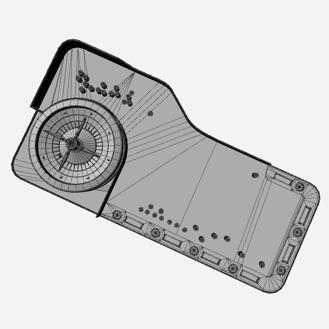 Roulette 3D model - TurboSquid 1330295