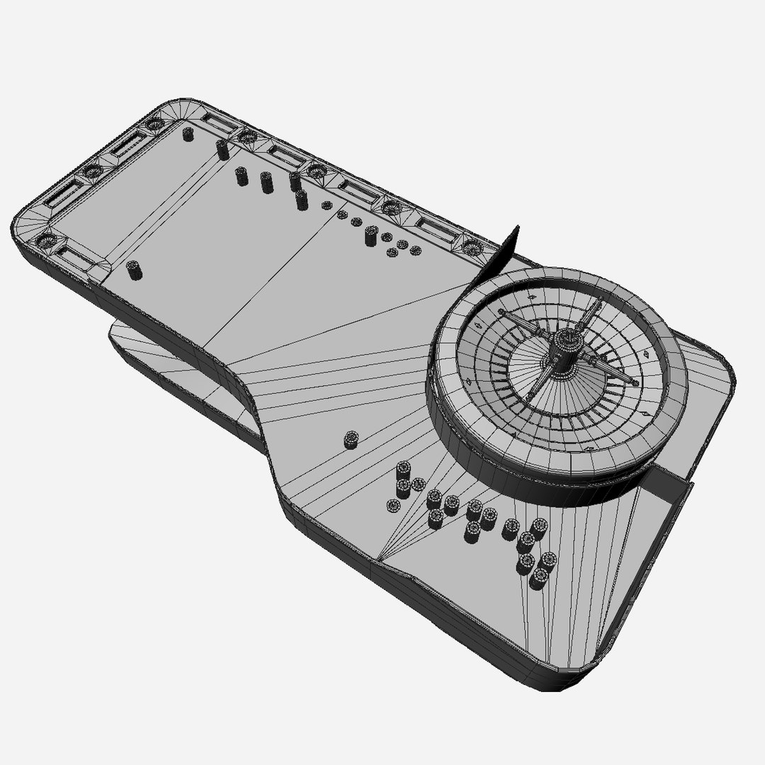 Roulette 3D model - TurboSquid 1330295