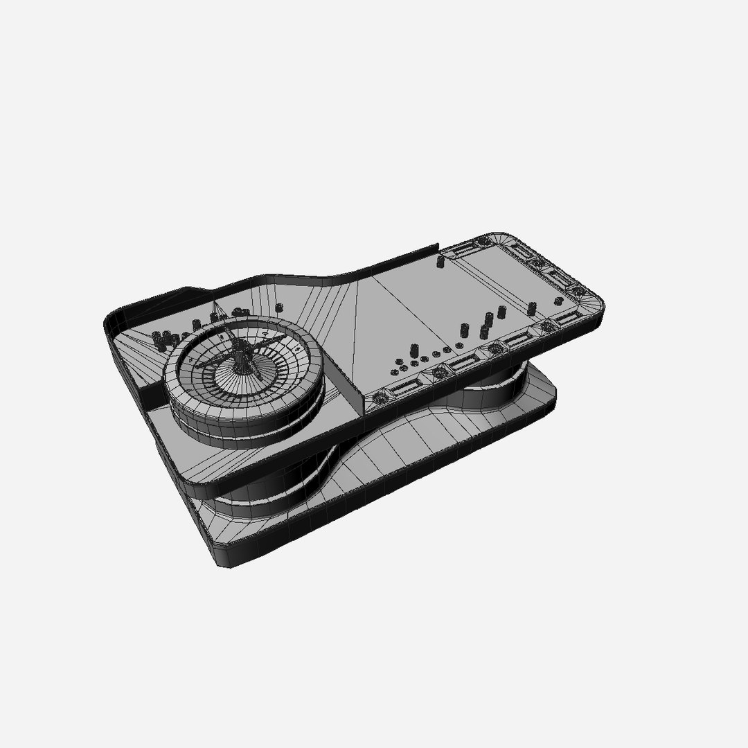 Roulette 3D model - TurboSquid 1330295