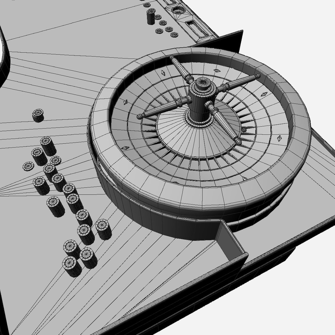 Roulette 3D model - TurboSquid 1330295