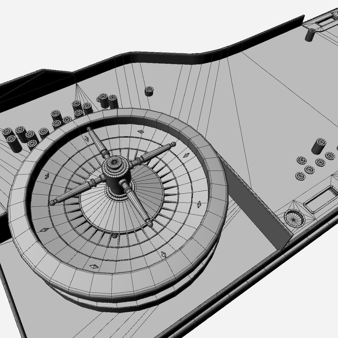 Roulette 3D model - TurboSquid 1330295