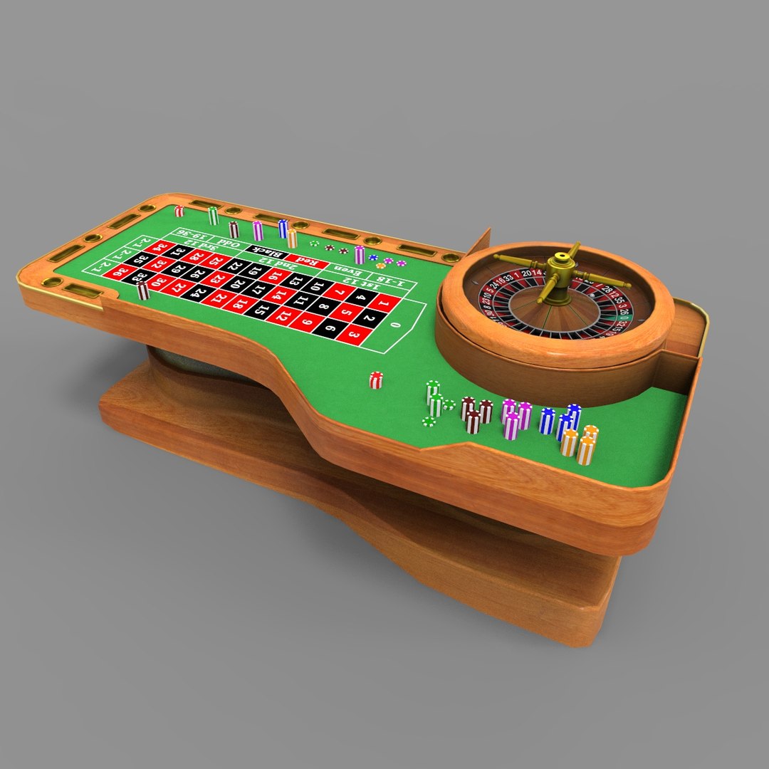 Roulette 3D model - TurboSquid 1330295
