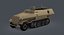 3D ArmoredInfantryVehicle  Sd.Kfz. 251 Hanomags