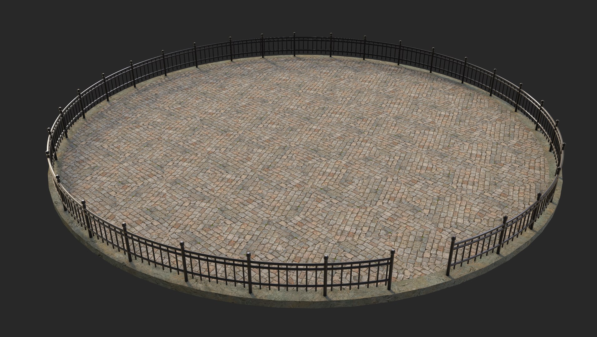 3D Circular Fence Plaza model https://p.turbosquid.com/ts-thumb/dH/u7iMfr/Ac/fence2/jpg/1747067558/1920x1080/fit_q87/dc6e1b78da861294cccc9d659747a0bc38c0a0db/fence2.jpg