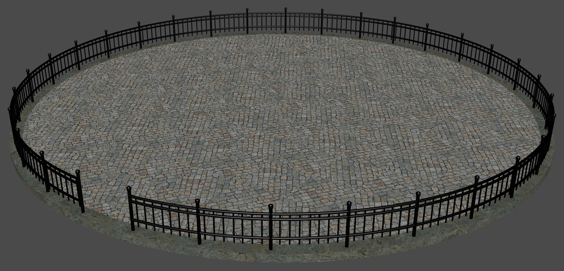 3D Circular Fence Plaza model https://p.turbosquid.com/ts-thumb/dH/u7iMfr/ZD/fence9/jpg/1747067561/1920x1080/fit_q87/7120b496c93906496a57c6327541f18f5605ffc4/fence9.jpg