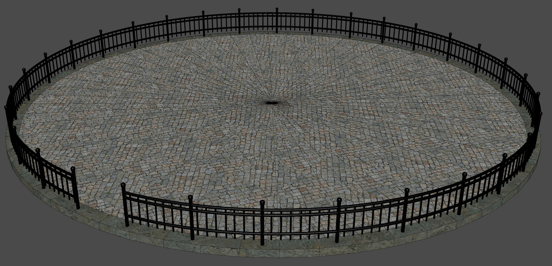 3D Circular Fence Plaza model https://p.turbosquid.com/ts-thumb/dH/u7iMfr/uu/fence8/jpg/1747067560/1920x1080/fit_q87/c412c9ae92a6210dc7ca977577c2035d569329da/fence8.jpg