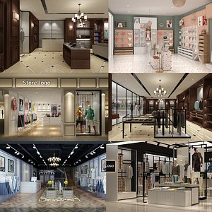 Clothing Store Collection 02 3D model