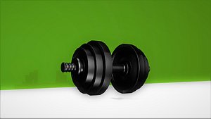 dumbbell 3D model