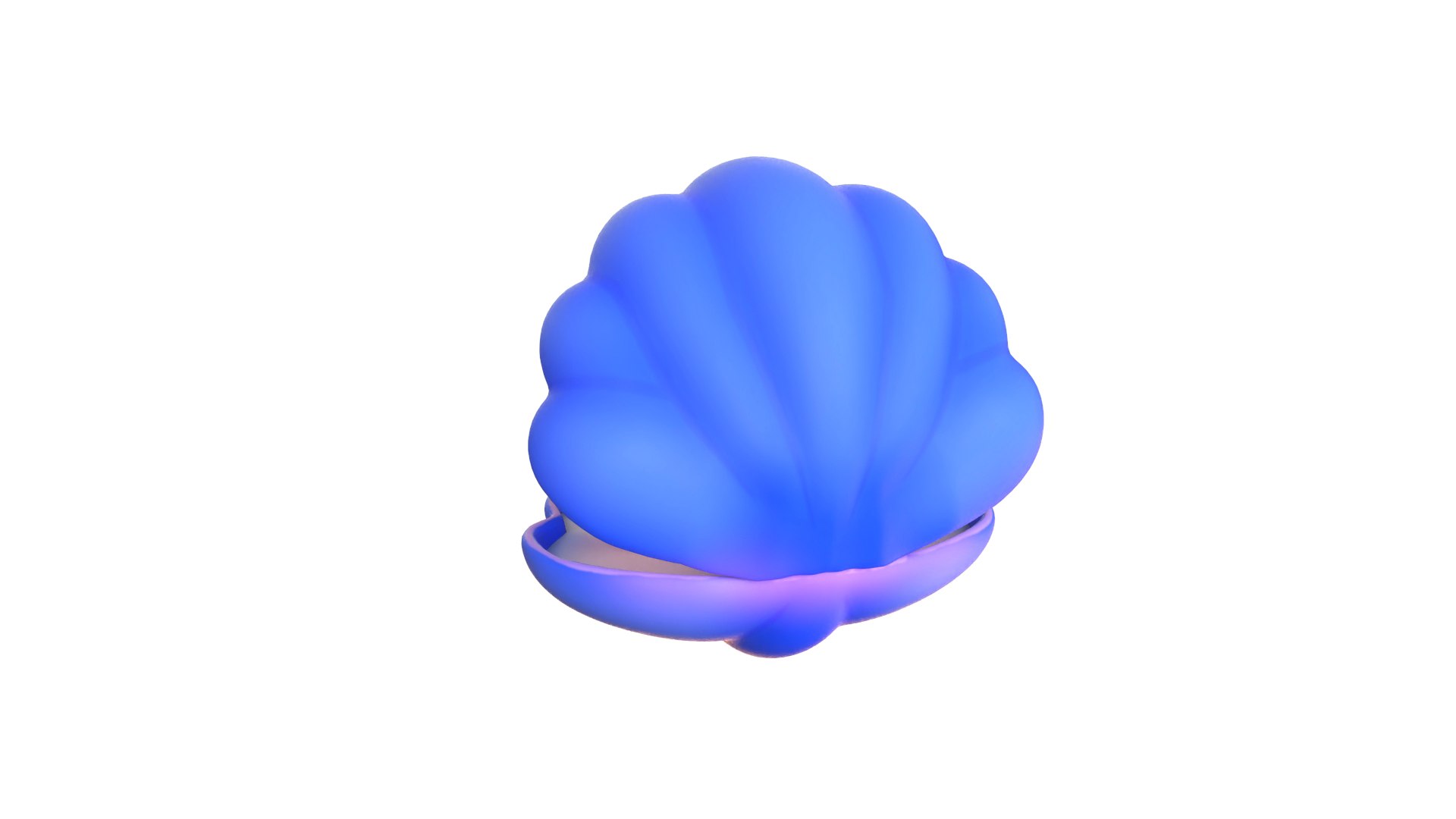 Open Clam Sea Shell 04 3D Model - TurboSquid 2331065