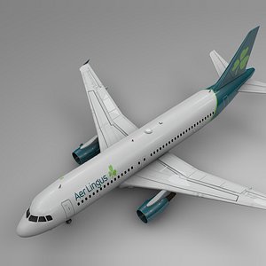 3D aer lingus airbus a320