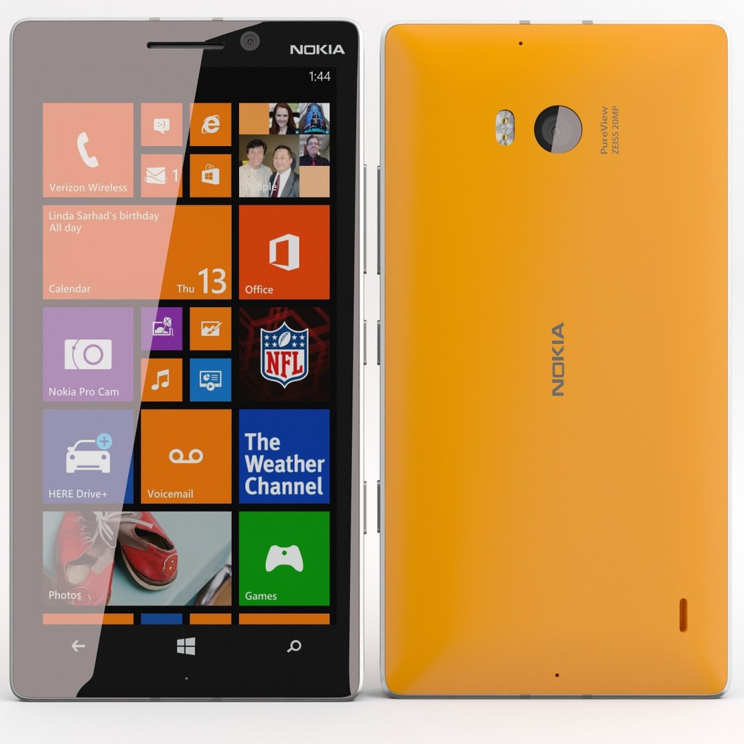 3d Model Nokia Lumia 930