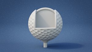 Golf Ball Swing 3D model