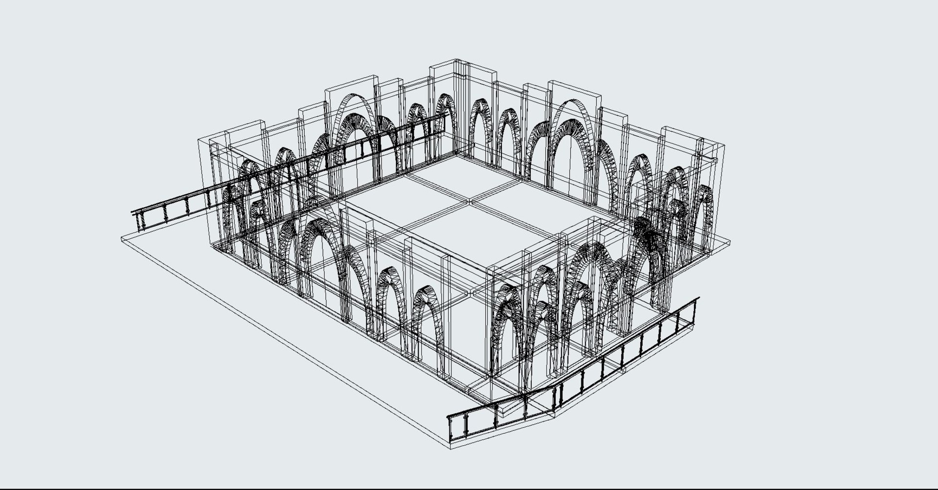 Modern Mosque Model - TurboSquid 2359039