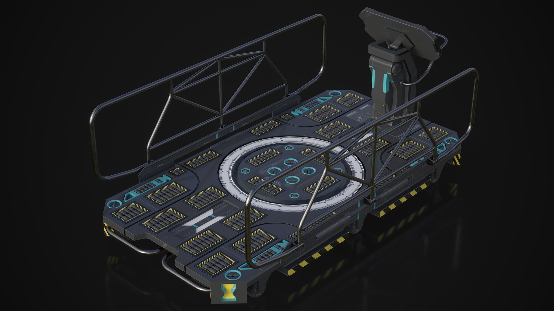 Cyberpunk Trolley Model - TurboSquid 2157211