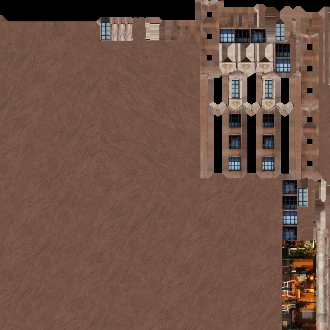 7 Building Pack With Texture Model - TurboSquid 2313703