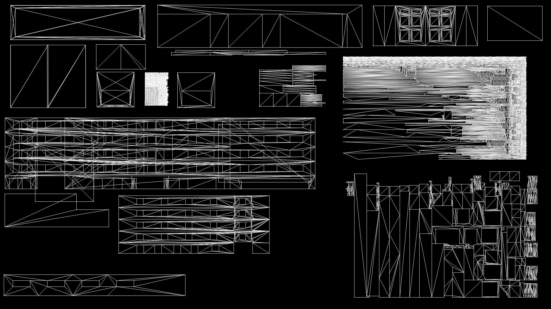7 Building Pack With Texture Model - TurboSquid 2313703