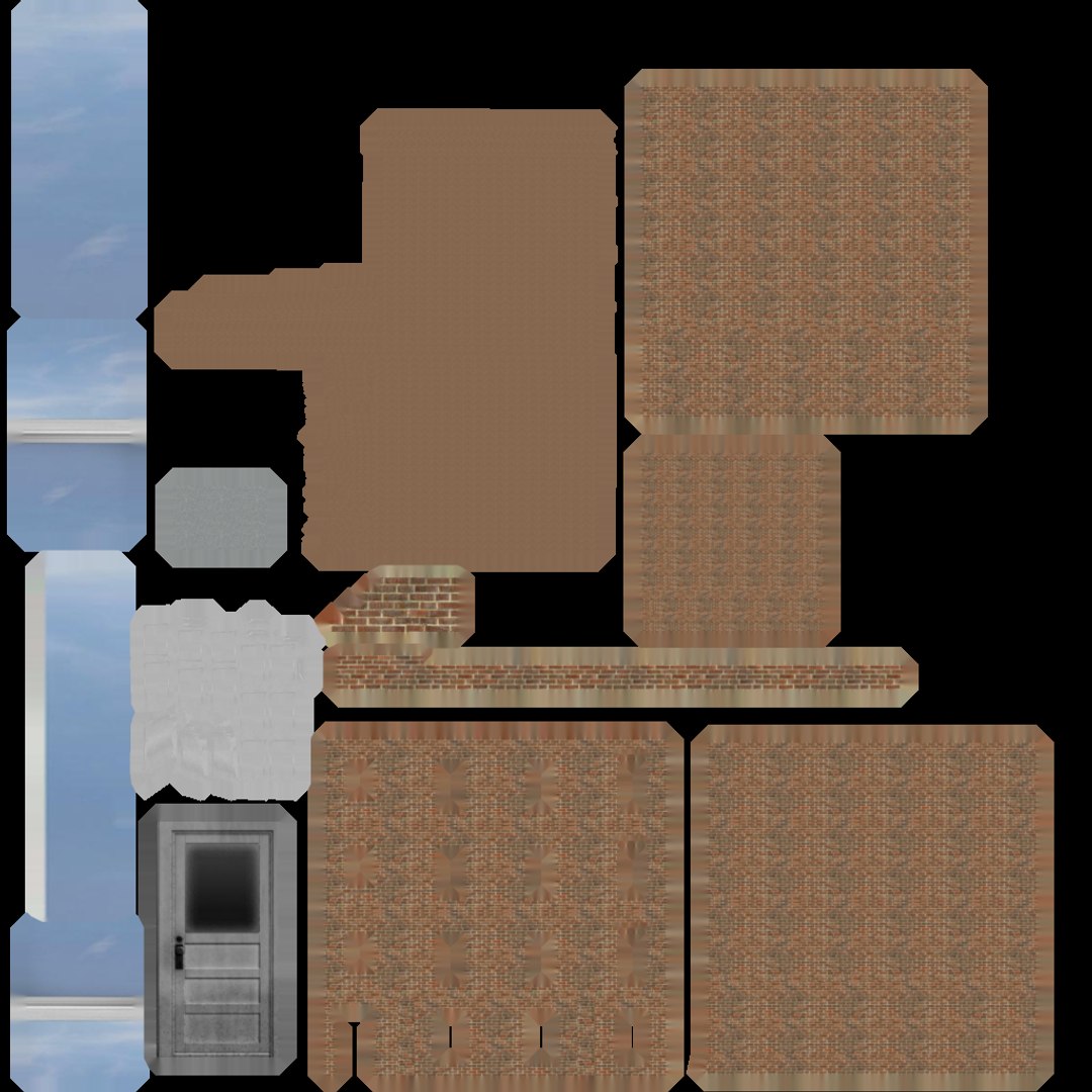 7 Building Pack With Texture Model - TurboSquid 2313703