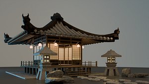 Japanese Zen Shrine Temple Basement Edition