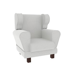 White sofa 3D