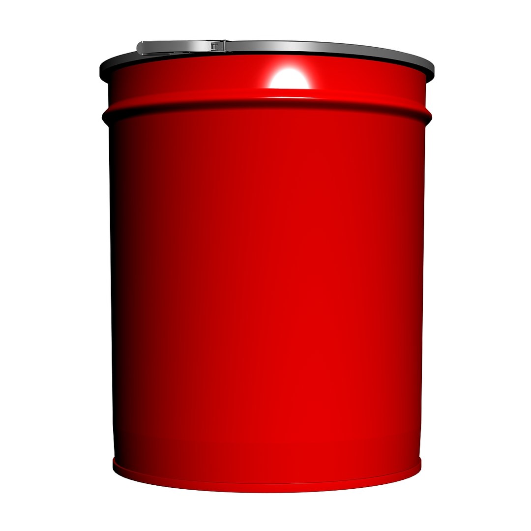 Tapered metal barrel rings 3D model - TurboSquid 1361291
