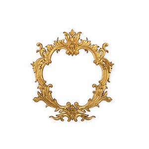 Plaster decorative frame ornament 28 3D model