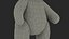 Teddy Bear Brown Fur 3D model