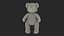 Teddy Bear Brown Fur 3D model