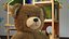 Teddy Bear Brown Fur 3D model