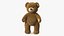 Teddy Bear Brown Fur 3D model