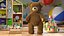 Teddy Bear Brown Fur 3D model