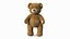 Teddy Bear Brown Fur 3D model