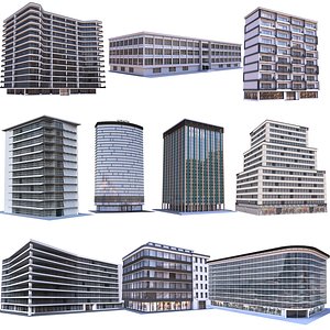 Modern Apartment Buildings Collection 3
