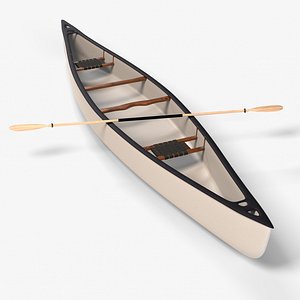 3D model Canoe Boat Pack