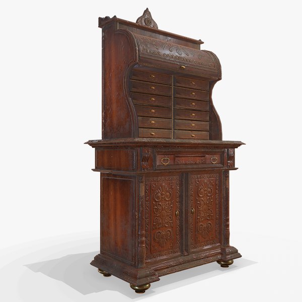 antiquare commode pbr 3D model