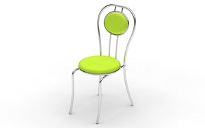 3D model metal chair