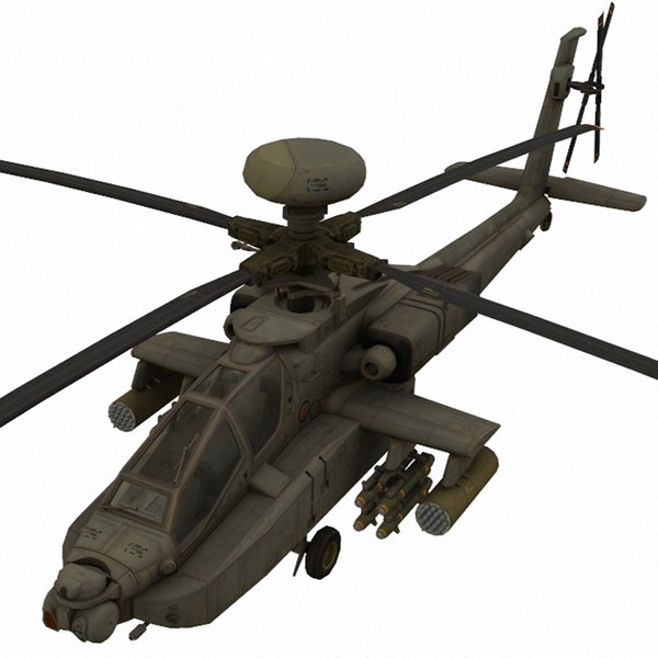 Boeing Ah 64d Apache Longbow Helicopter 3d Model Ph