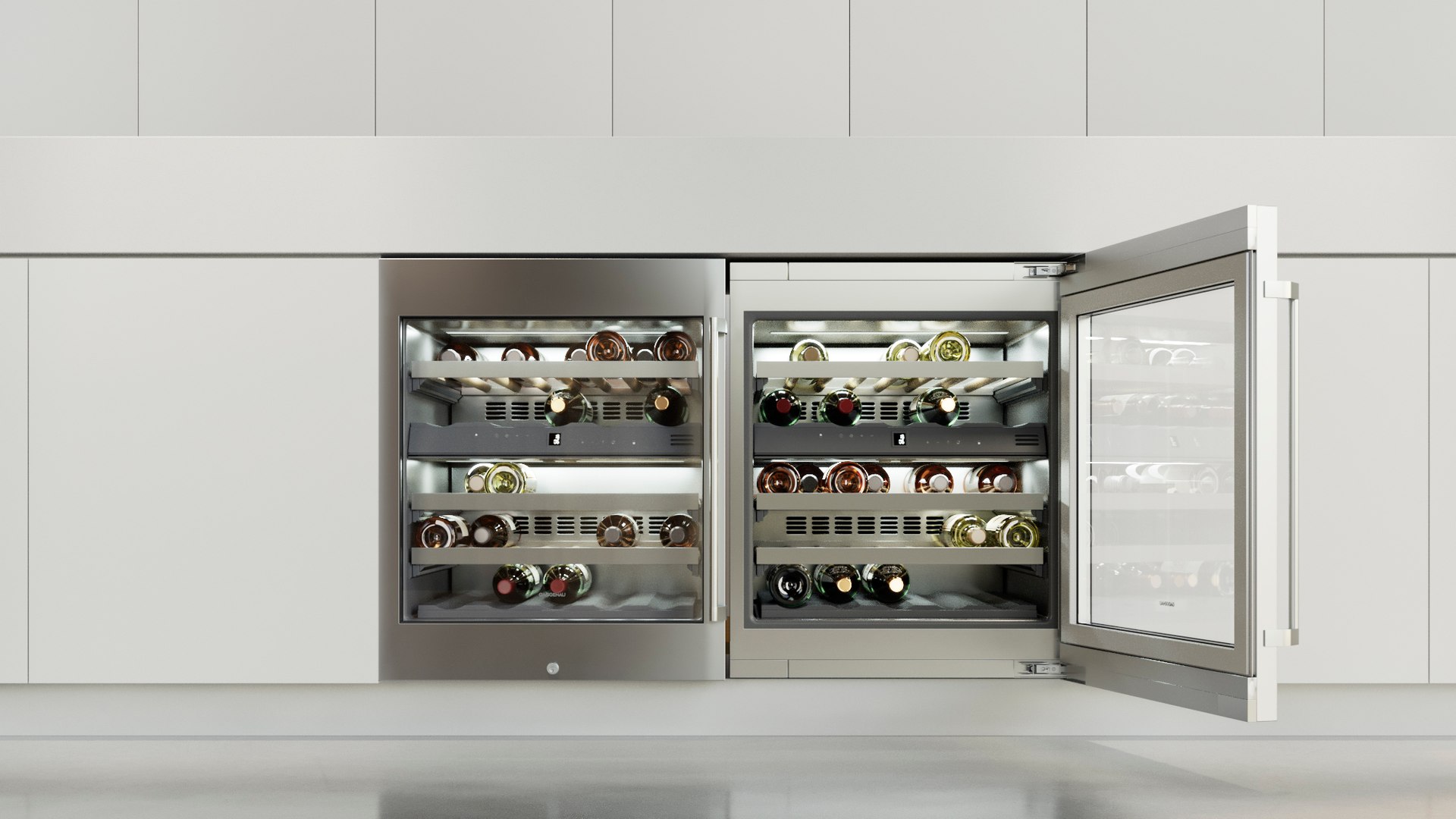 3D Gaggenau Wine Rw404261 Refrigerator Model TurboSquid 1468547